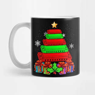 Funny Hamornica Christmas Tree Decor Gift Xmas Men Women Mug